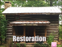 Historic Log Cabin Restoration  Bryan County, Georgia